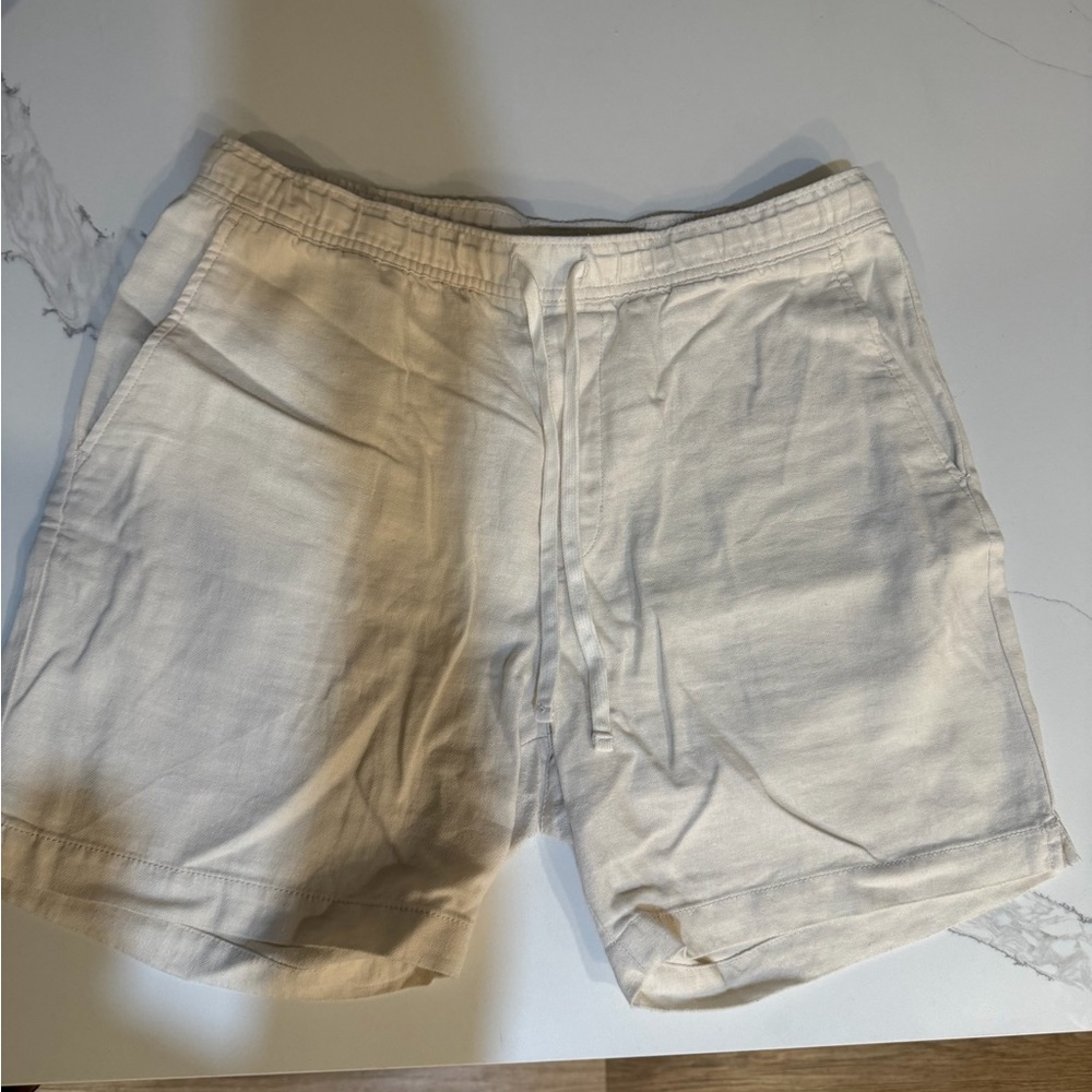 Banana republic Cream linen Shorts